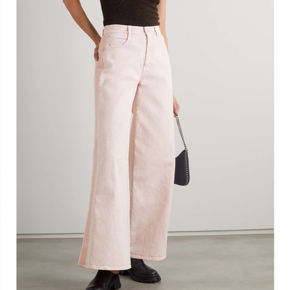 Stella Mccartney Canvas Trimmed wide Leg